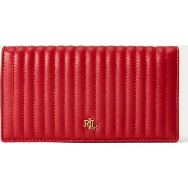 portafogli Lauren rosso