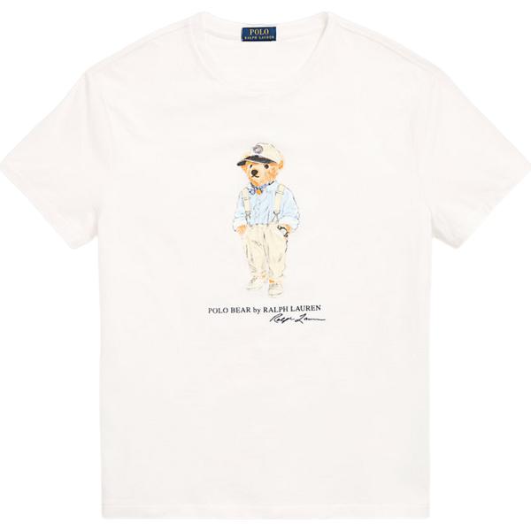 t-shirt Polo Ralph Lauren bianco con stampe