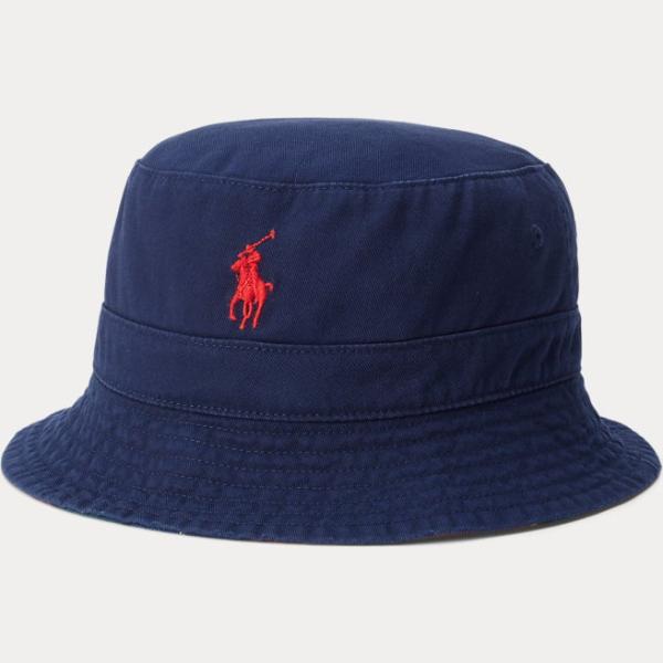 cappelli con visiera Polo Ralph Lauren blu scozzese