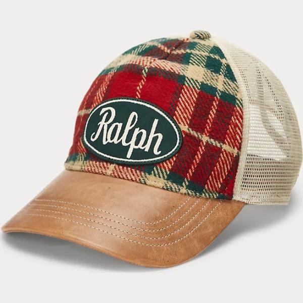 cappelli con visiera Polo Ralph Lauren marrone scozzese