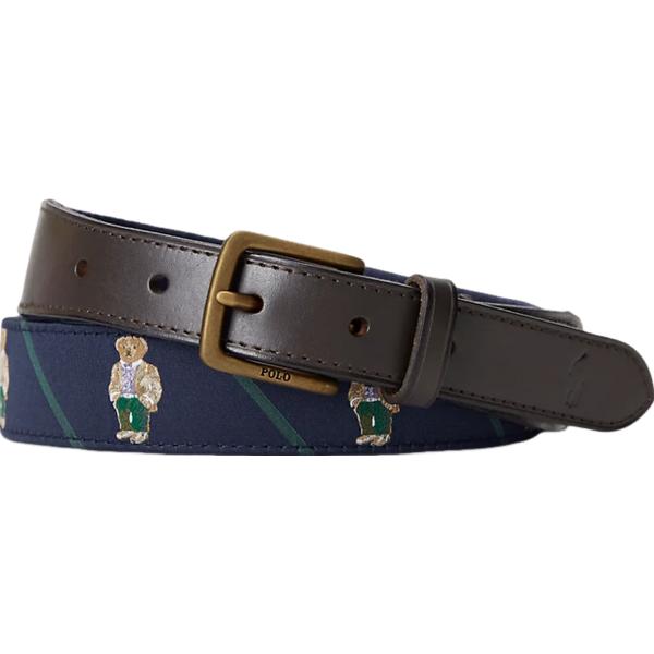 cinture Polo Ralph Lauren grigio a righe