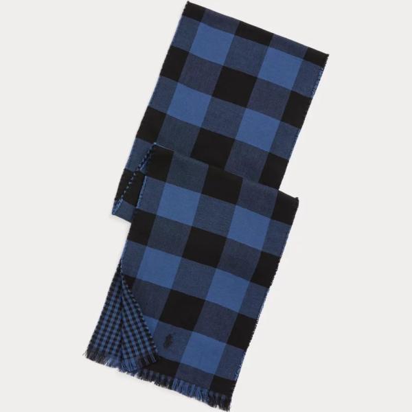 sciarpe Polo Ralph Lauren blu a quadri