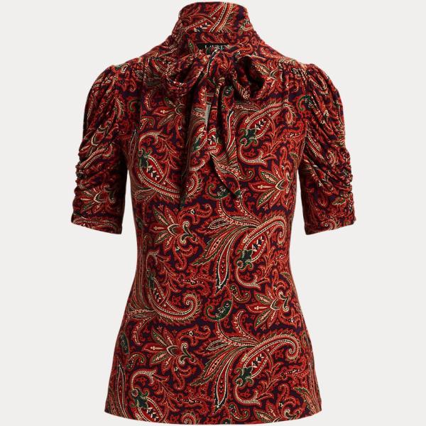 bluse Lauren marrone paisley