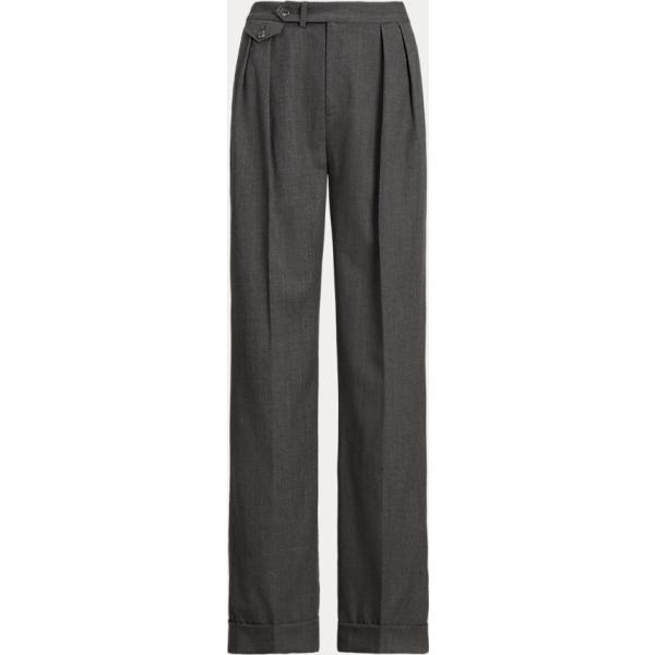 pantaloni Lauren grigio