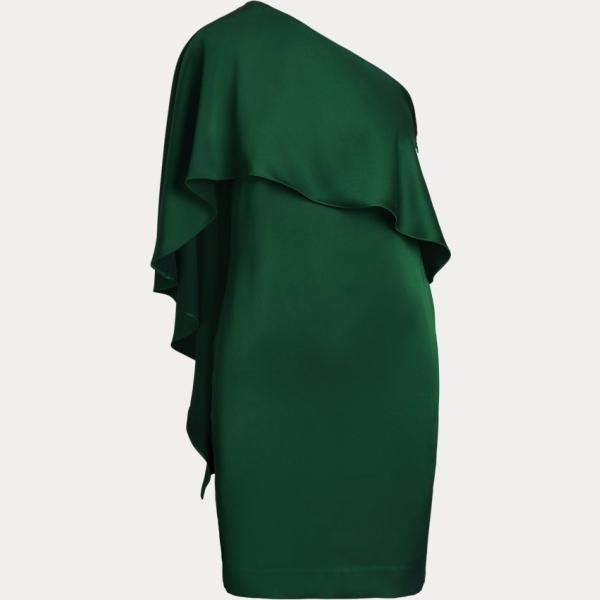vestiti asimmetrici Lauren verde