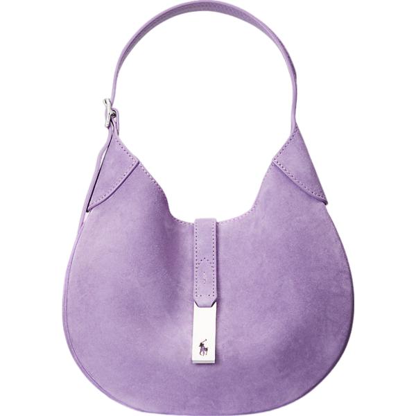 borse a spalla Polo Ralph Lauren viola