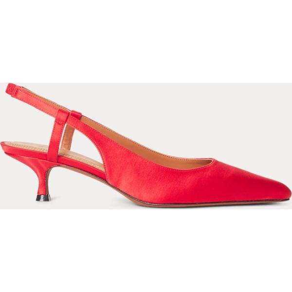 scarpe col tacco Polo Ralph Lauren rosso