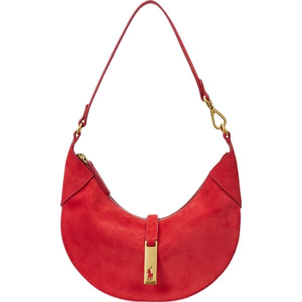 borse a spalla Polo Ralph Lauren rosso