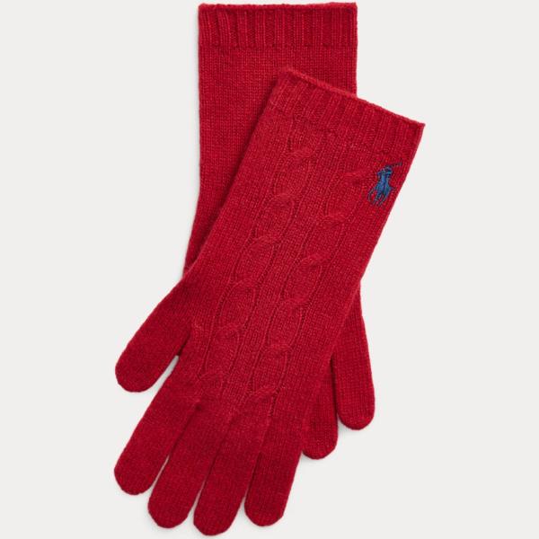 guanti Polo Ralph Lauren rosso
