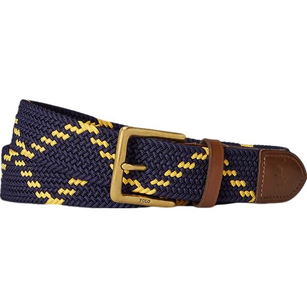 cinture Polo Ralph Lauren blu geometrica