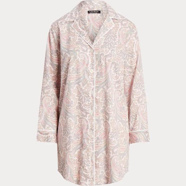 camicie da notte Lauren rosa paisley