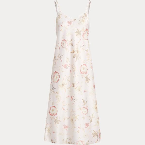 camicie da notte Lauren rosa a fiori