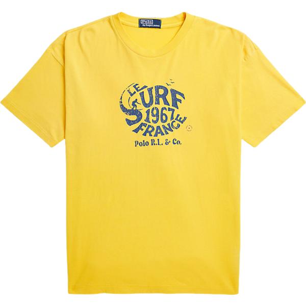 t-shirt Polo Ralph Lauren giallo con stampe