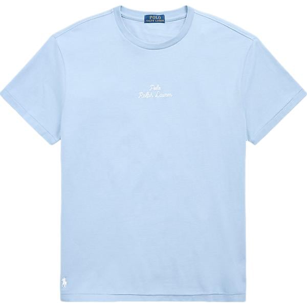 t-shirt Polo Ralph Lauren blu con stampe