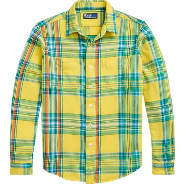 camicie Polo Ralph Lauren giallo scozzese