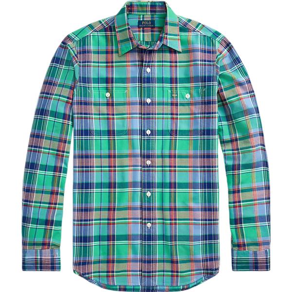 camicie Polo Ralph Lauren verde scozzese