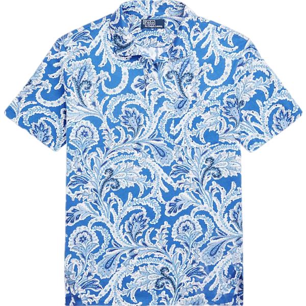 polo Polo Ralph Lauren blu con stampe