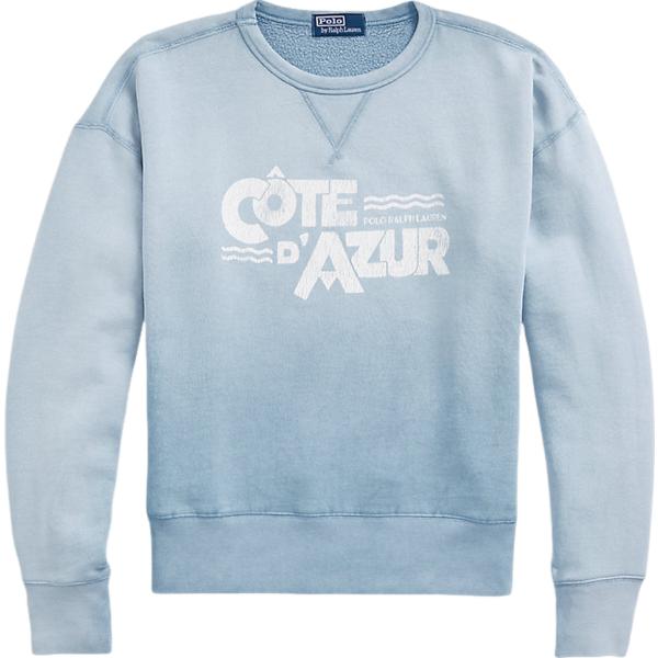 felpe Polo Ralph Lauren blu con stampe