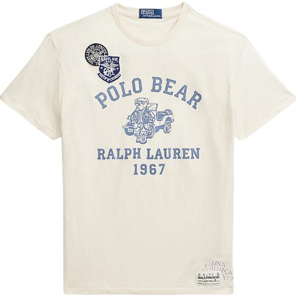 t-shirt Polo Ralph Lauren bianco con stampe