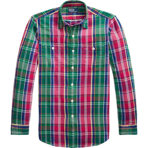 camicie Polo Ralph Lauren verde scozzese