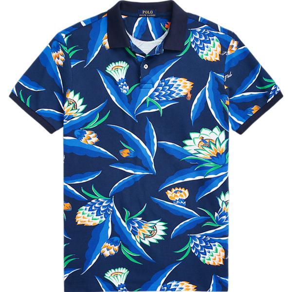 polo Polo Ralph Lauren blu a fiori