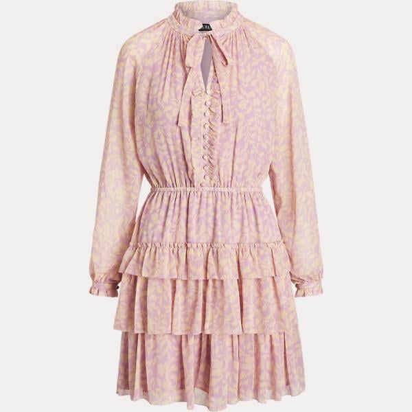 vestiti Lauren rosa con stampe