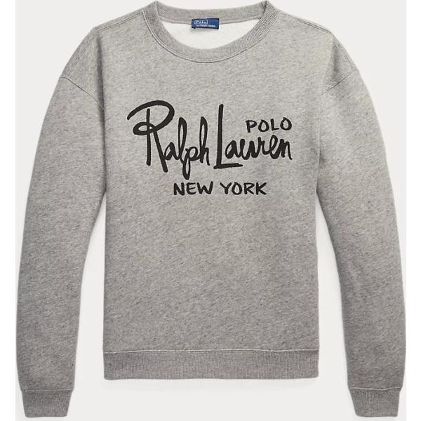 felpe Polo Ralph Lauren grigio con stampe