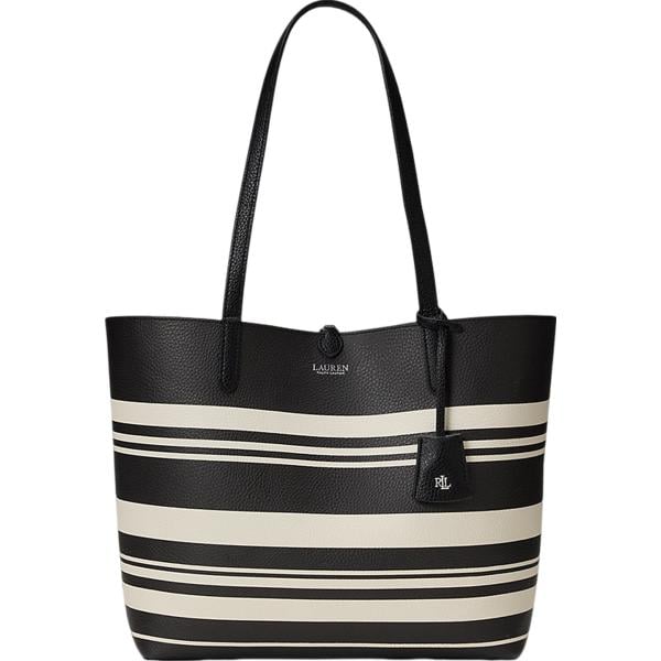 borse tote Lauren nero con stampe