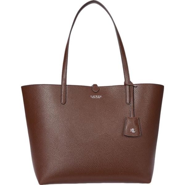 borse tote Lauren marrone con stampe