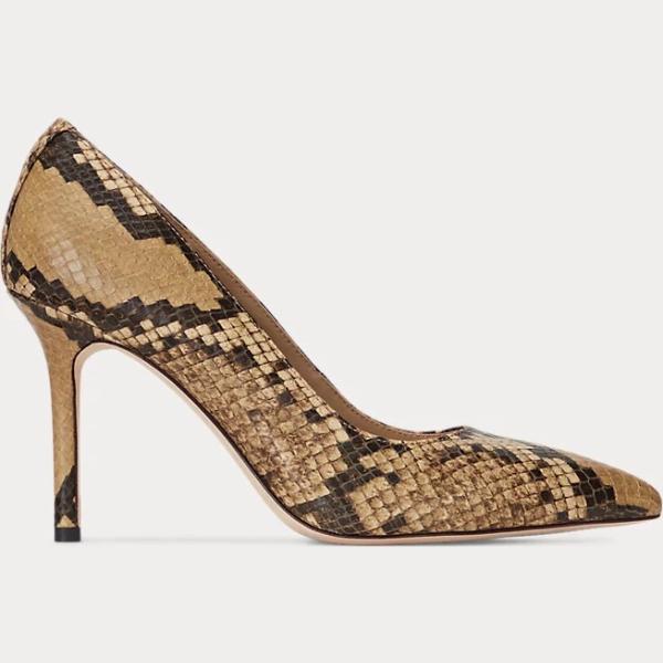 décolleté Lauren marrone serpente