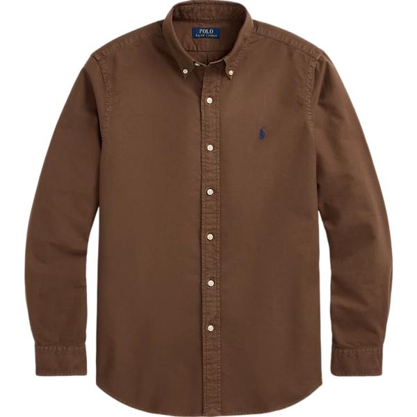 camicie Polo Ralph Lauren marrone