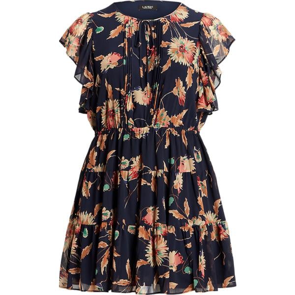 vestiti Lauren Curve nero a fiori