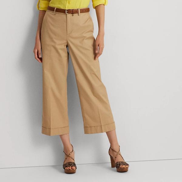 pantaloni Lauren marrone