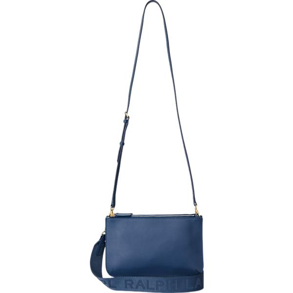 borse a tracolla Lauren blu con stampe