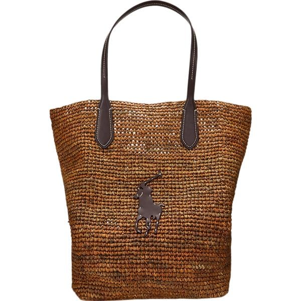 borse tote Polo Ralph Lauren marrone