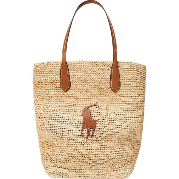 borse tote Polo Ralph Lauren marrone