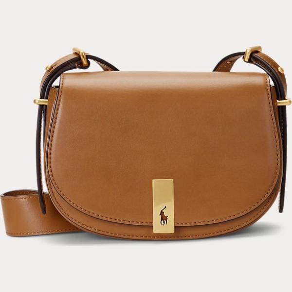 borse a spalla Polo Ralph Lauren marrone