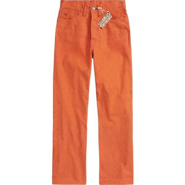 jeans dritti Rrl arancione