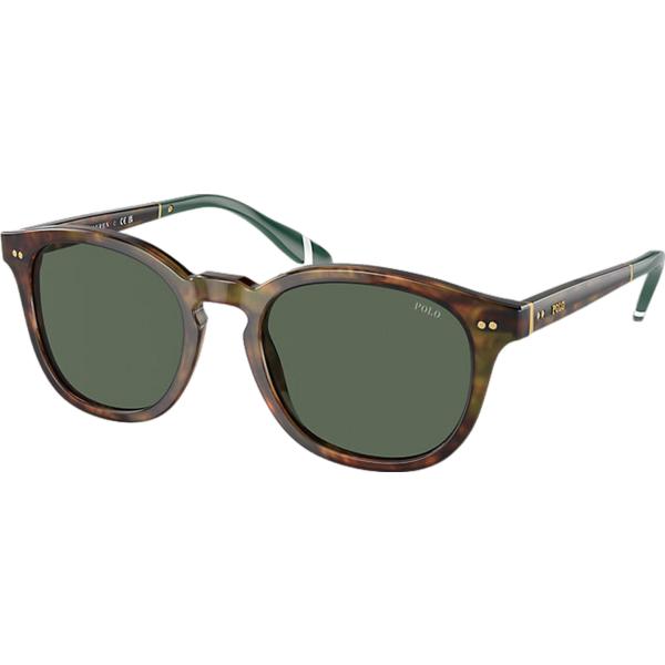 occhiali da sole Polo Ralph Lauren verde a righe