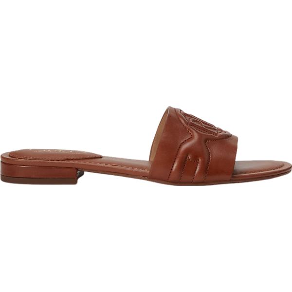 sandali in pelle Lauren rosso