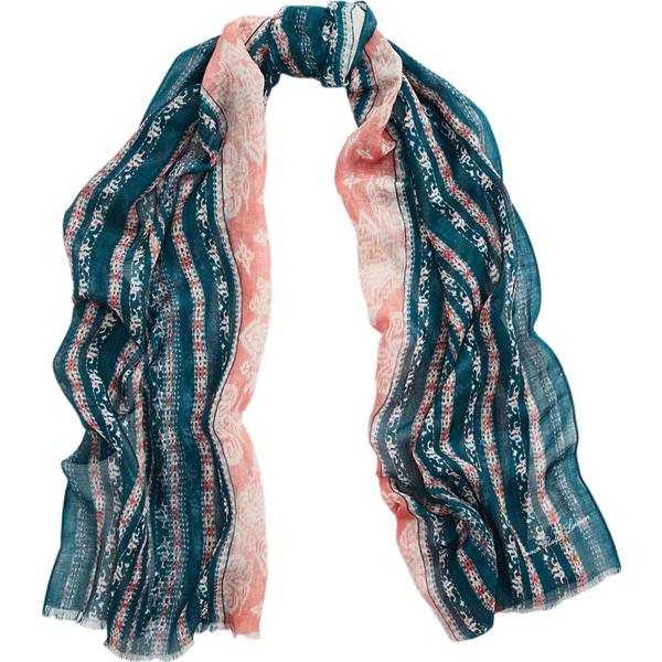 sciarpe Lauren blu con stampe