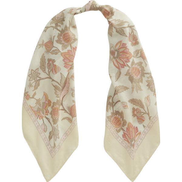 foulard Lauren bianco a fiori