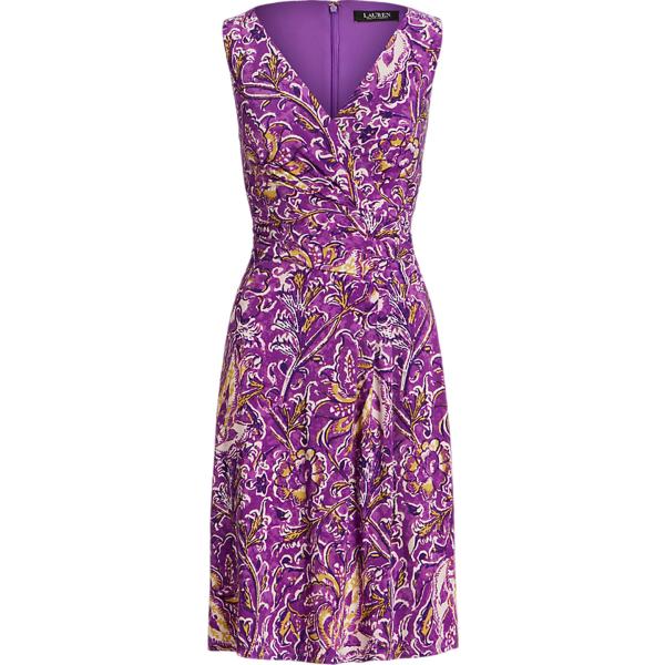 vestiti midi/longuette Lauren viola con stampe