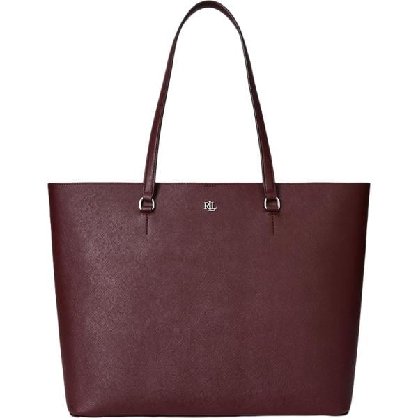 borse tote Lauren marrone