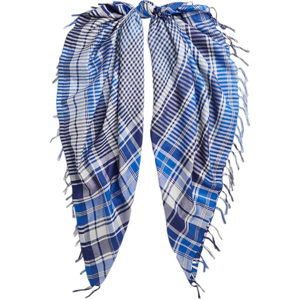 foulard Polo Ralph Lauren blu scozzese