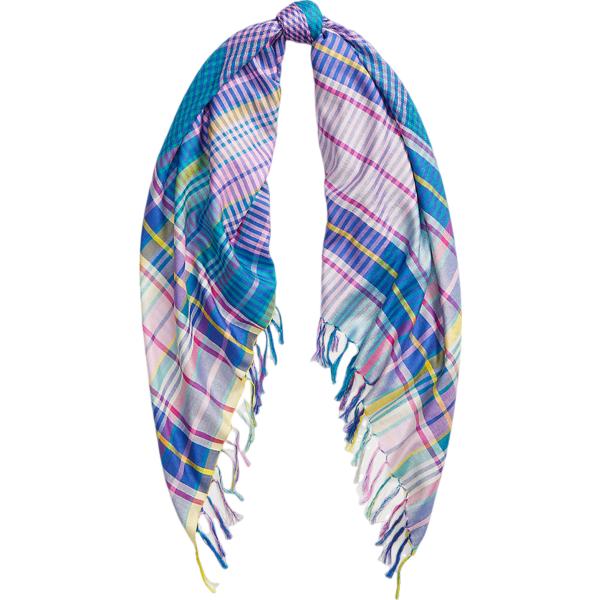 foulard Polo Ralph Lauren grigio scozzese