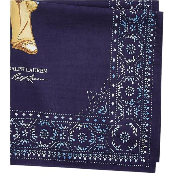 foulard Polo Ralph Lauren blu a righe