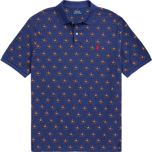 polo Polo Ralph Lauren blu con stampe