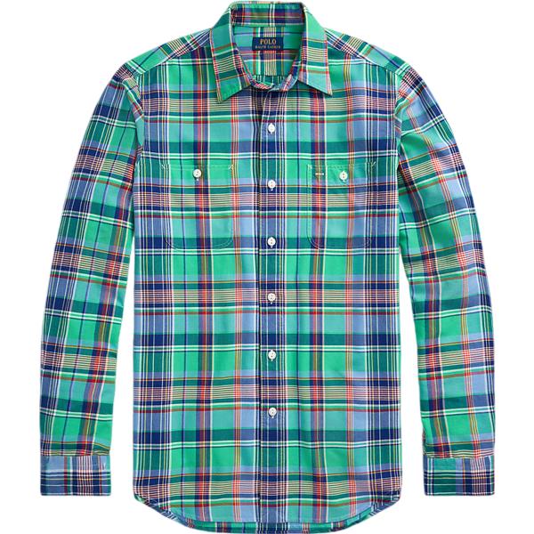 camicie Polo Ralph Lauren grigio a quadri