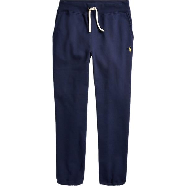 pantaloni sportivi da uomo in blu scuro in pile Polo Ralph Lauren